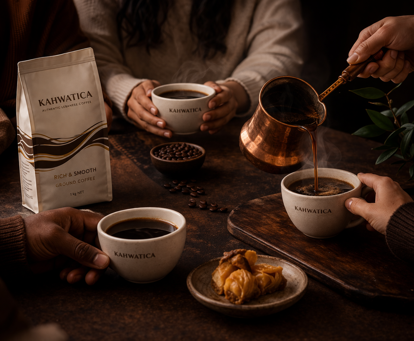 Authentic Lebanese coffee culture and hospitality