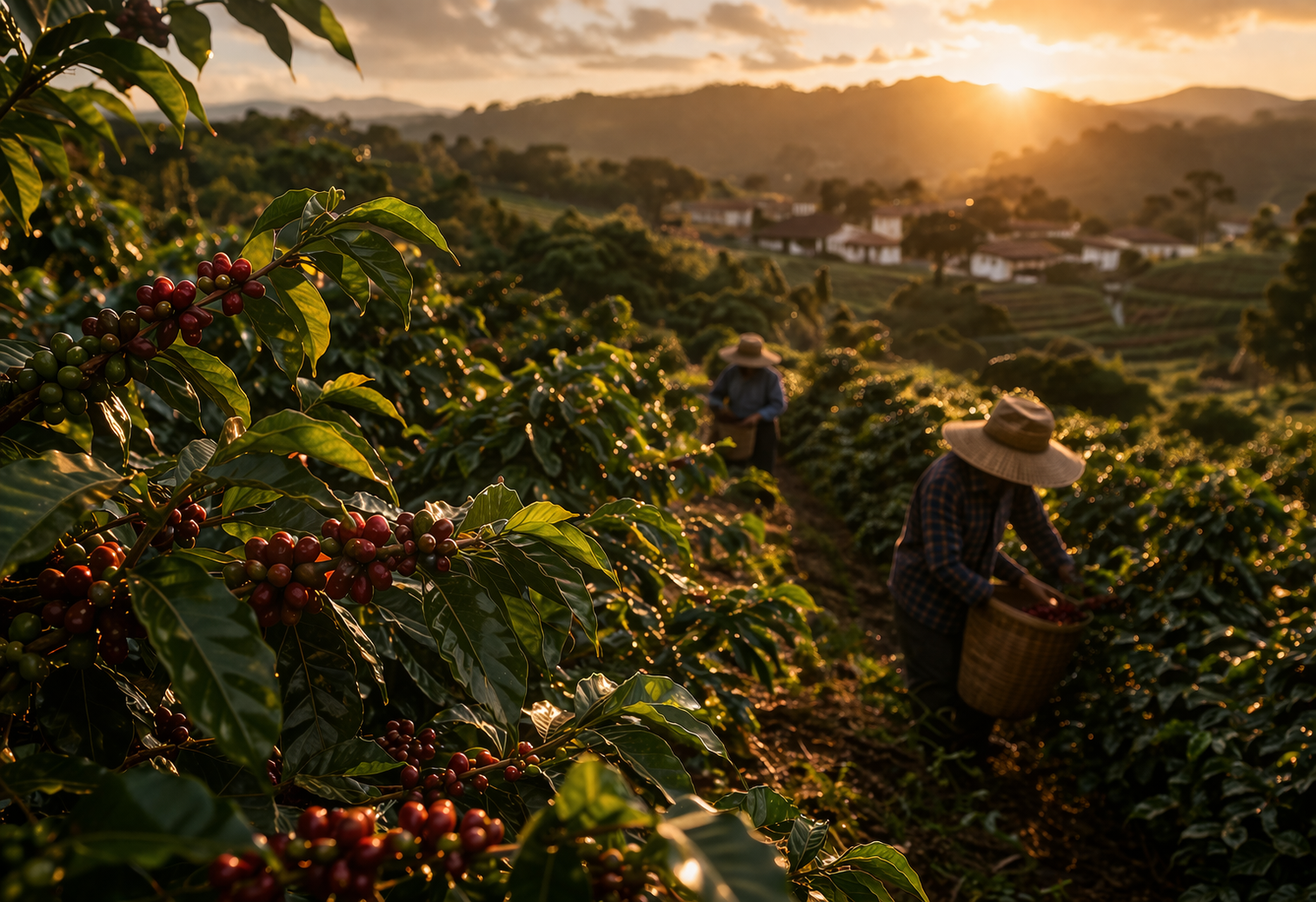 Ethically sourced Arabic coffee beans from origin
